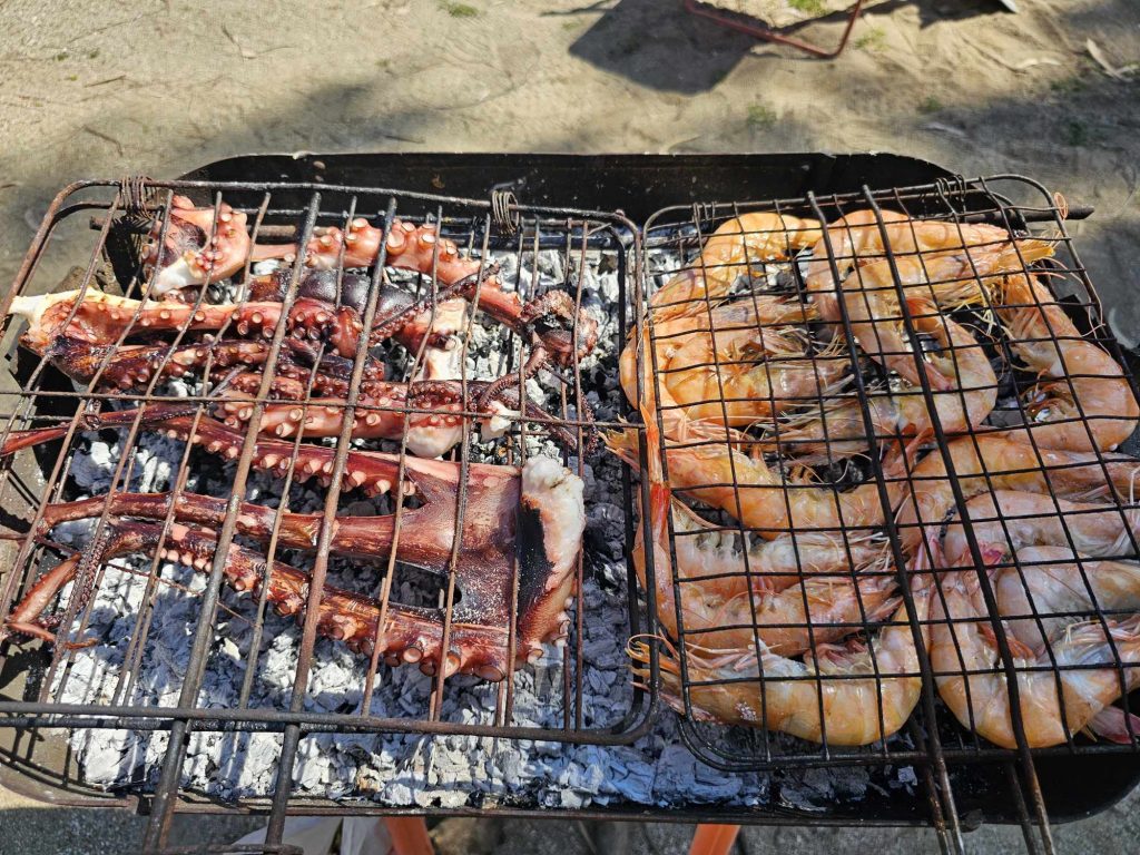 Griechisch kochen: Garnelen mit Kritharaki vom Pilion - Hellas Bote