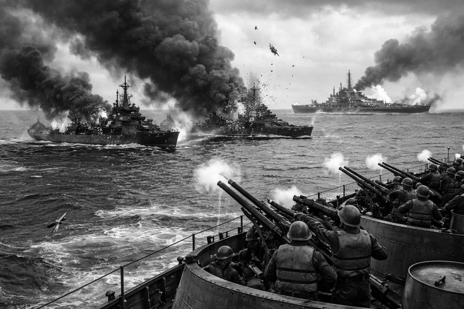 Die entscheidende Schlacht bei Kap Matapan Schlacht bei Kap Matapan