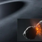 Diese künstlerische Darstellung zeigt die Kollision zweier Planetesimale