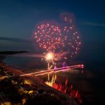 Seebrücke im Lichtermeer