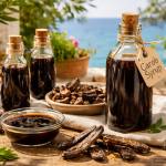 Goldener Johannisbrotnektar von Kreta – Hausgemachter Sirup Johannisbrotnektar