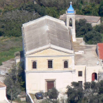 Die Restaurierung der Kirche San Joseph in Loutra, Tinos, ist im Gange Tinos27072026